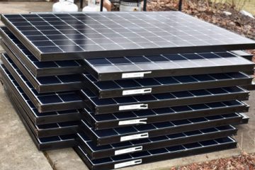 Stack of Solar Panel